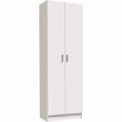 ARMOIRE À USAGES MULTIPLES PORTSMOUTH - Armoire auxiliaire à 2 portes, Armoire à chaussures moderne, Range-chaussures vertica ...