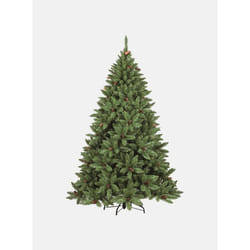 Dmora - Sapin de Noël Stoccolma Sapin artificiel extra épais Sapin effet PVC 464 branches hauteur 150 cm