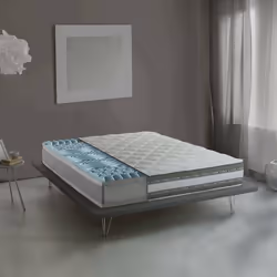 Matelas simple Odessa200x80h27 cmBlanc