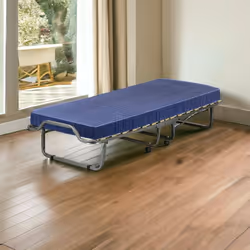 LIT PLIANT PRISCILLA - Lit orthopédique pliant simple, 100% Made in Italy, avec matelas Cm 80x190 inclus. STRUCTURE - Lit béb ...