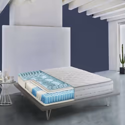 Matelas simple Ofelia 190x80h26 cm Blanc