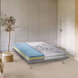 Matelas simple Wilma 190x80h22 cm Blanc