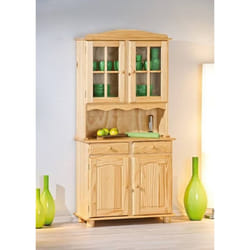 Buffet Darmstadt 88x32h198 cm chêne