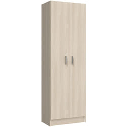 Dmora - Armoire polyvalente Salem, Armoire auxiliaire à 2 portes, Étagère à chaussures avec 3 étagères, Meuble à chaussures haut moderne, cm