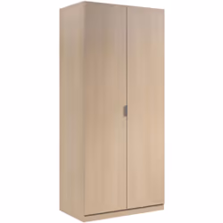 VESTIAIRE ORANGE - Armoire de chambre avec 2 portes battantes, Meuble de chambre avec 1 étagère et tringle à vêtements, cm 82 ...