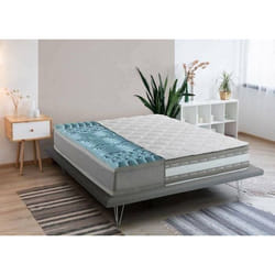 Matelas Ines queen size 200x120h27 cm Blanc