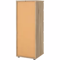 Commode, couleur chêne, 40,2 x 106,6 x 40 cm.Cette commode à cinq tiroirs est la solution optimale à la fois pour la chambre  ...