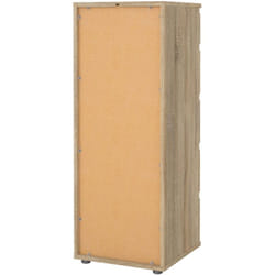 Commode, couleur chêne, 40,2 x 106,6 x 40 cm, avec emballage renforcé - Dmora