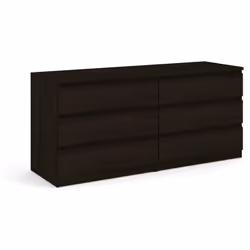 Commode à six tiroirs, couleur marron, cm 153 x 70 x 50.Cette commode à six tiroirs est la solution optimale pour la chambre ...