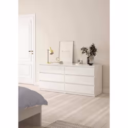 Buffet Giselle 1538 x 50 x 701 cm blanc brillant