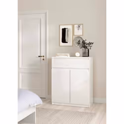 Buffet Julienne 804 x 40 x 1004 cm blanc brillant