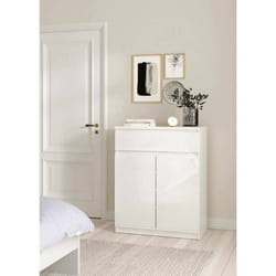 Buffet Julienne 804 x 40 x 1004 cm blanc brillant