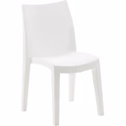 CHAISE D’EXTÉRIEUR TRIESTE - Chaise pour table à manger, Fauteuil d'extérieur effet rotin, 100% Made in Italy, Cm 48x55h86, B ...