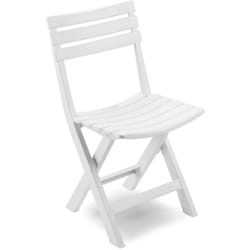 Dmora - Chaise d'extérieur pliante, Made in Italy, 44 x 41 x 78 cm, couleur Blanc, avec emballage renforcé