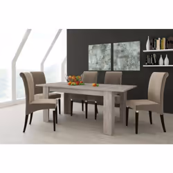 KITCHEN PENINSULA - Elégante péninsule - console de cuisine moderne avec étagères assorties, entièrement en blanc avec platea ...