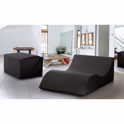 Dmora - Lit pliant Annabella 50x100h70 cm Noir Panneau effet bois et Similcuir