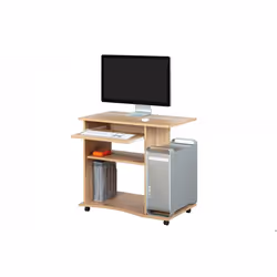 Dmora - Bureau Nordenham 80x50h75 cm Chêne Bois