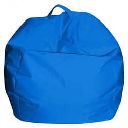 Dmora Pouf élégant couleur bleue Mesure 65 x 50 x 65 cm