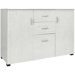Dmora Buffet moderne avec 3 portes et 2 tiroirs, Buffet de cuisine, Buffet avec étagères et étagères, Made in Italy, Meubles modernes, 120x40h83 cm,
