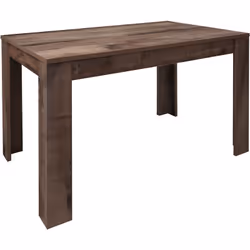 TABLE EXTENSIBLE : Elégante table à manger extensible - La table est extensible jusqu'à 185 cm grâce à l'ajout d'une rallonge ...