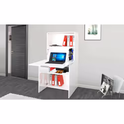 Description générale Ce bureau transformable au style moderne est équipé d'un plateau coulissant dissimulé. Il comprend égale ...