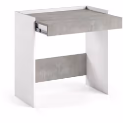 BUREAU CLEMATIDE -Bureau moderne avec tiroir, Table d'étude ou de bureau pour support de livre PC, Fabriqué en Italie, Cm 80x ...