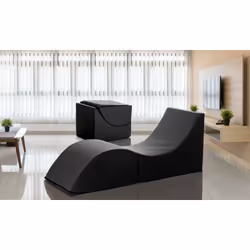 Description générale Le pouf convertible en lit simple Dabaz est un meuble 100% Made in Italy, conçu en éco-cuir, qui se tran ...