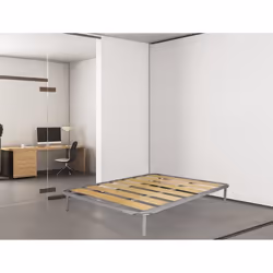 Dmora - Sommier double Dabatt Sommier orthopédique à larges lattes 100% Made in Italy Cm 160x190h31