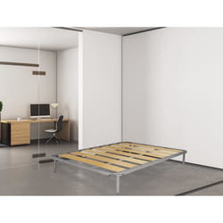 Dmora - Sommier double Dabatt Sommier orthopédique à larges lattes 100% Made in Italy Cm 160x190h31