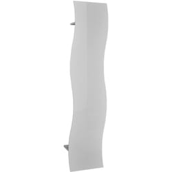 Dmora - Meuble d'entrée Dabada, Entrée multifonctionnelle moderne, Meuble polyvalent pour atrium, 100% Made in Italy, 40x27h186 cm, Blanc brillant