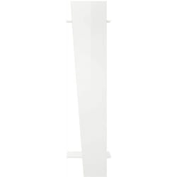 Dmora - Meuble d'entrée Dmasell, Entrée multifonctionnelle moderne, Meuble polyvalent pour hall d'entrée, 100% Made in Italy, cm 50x30h200, Laqué