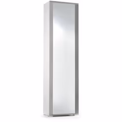 RACK À CHAUSSURES - Meuble d'entrée polyvalent avec porte miroir, Meuble à chaussures moderne avec 7 étagères, 100% Made in I ...