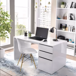 Description générale Le Bureau Lagoni est un bureau polyvalent adapté pour un bureau ou une chambre. Ses dimensions sont de 1 ...