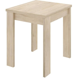 Table extensible Comer, Console extensible multiposition, Table console auxiliaire pliante, 79/134x67h79 cm, Chêne, avec emballage renforcé - Dmora