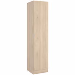 ARMOIRE POLYVALENTE 1 PORTE - Cintre pour chambre à coucher, Armoire multifonction, 41x52h184 cm, Chêne. STRUCTURE ET UTILISA ...