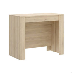 Table console à rallonge Dbiragh - Dmora - Melaminè - Chêne 239x90h77 cm