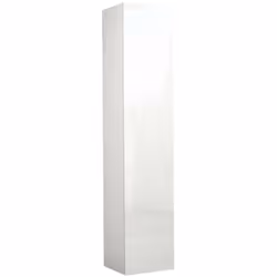 ARMOIRE POLYVALENTE 1 PORTE - Armoire polyvalente avec 1 porte, Armoire multifonctionnelle, 45x35h190 cm, Blanc. STRUCTURE ET ...