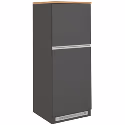 BUFFET DE CUISINE - Armoire polyvalente, Meuble de kitchenette, Support réfrigérateur multifonctionnel, 100% Made in Italy, 6 ...
