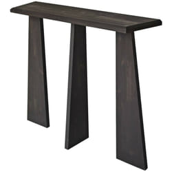 Dmora - Console Arcturus, Table polyvalente, Armoire de rangement, Bureau du couloir, 100x28h83 cm, Anthracite, avec emballage renforcé