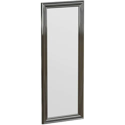 Miroir Adrastea, Verre miroité, Objet d'ameublement mural, Décoration avec miroir, 40x3h105 cm, Argent, avec emballage renforcé - Dmora
