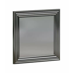 Miroir Helion, Verre miroité, Objet d'ameublement mural, Décoration avec miroir, 40x3h40 cm, Argent, avec emballage renforcé - Dmora