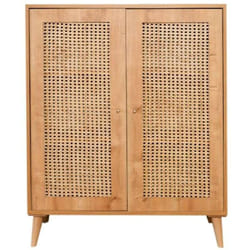 Dmora - Buffet Selara, Buffet du salon, Commode de salon, Garde-manger de cuisine, 90x40h110 cm, Chêne, avec emballage renforcé