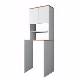 ARMOIRE POLYVALENTE À 2 PORTES - Meubles multifonctionnels, Casier à chaussures, Support à chaussures pour armoire, 65x60h184 ...