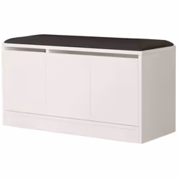 MEUBLE À CHAUSSURES - Meuble à chaussures, Armoire d'entrée polyvalente, Rangement pour chaussures, 90x36h46 cm, Blanc. STRUC ...