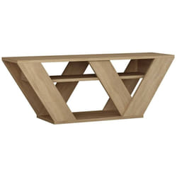 Meuble tv Dpellegr, Buffet de salon, Armoire basse pour tv, Base murale de rangement, 110x30h40 cm, Chêne - Dmora