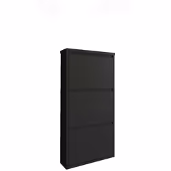 MEUBLE À CHAUSSURES - Meuble à chaussures en métal, Armoire d'entrée polyvalente, Rangement pour chaussures, 50x15h104 cm, No ...
