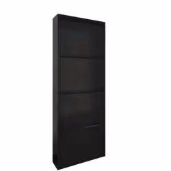 MEUBLE À CHAUSSURES - Meuble à chaussures en métal, Armoire d'entrée polyvalente, Rangement pour chaussures, 50x15h138 cm, No ...