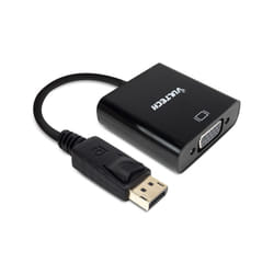 Vultech SN10407 câble vidéo et adaptateur 0,135 m DisplayPort VGA (D-Sub) Noir