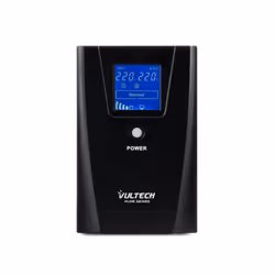 Vultech UPS1500VA-PURE alimentation d'énergie non interruptible Interactivité de ligne 1,5 kVA 1200 W 3 sortie(s) CA - Vue supplémentaire 2
