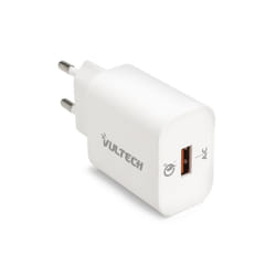 Vultech CC-118QCLWH chargeur d'appareils mobiles Universel Blanc Secteur Charge rapide Intérieure
